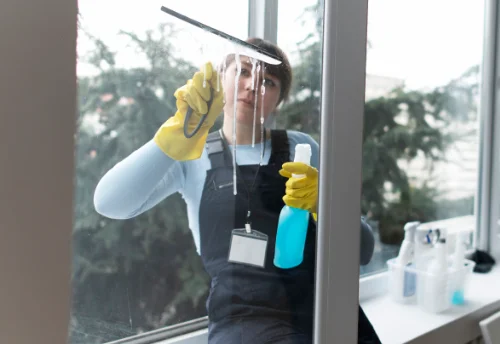 Nettoyage de vitres intérieures et extérieures aux Houches